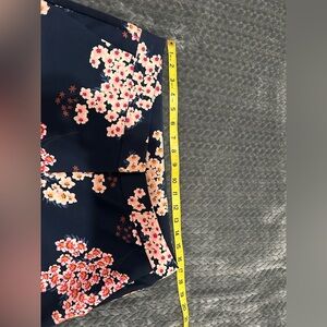 Floral Navy pants size 12